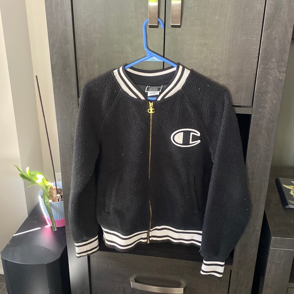 Champion varsity bomber jacket